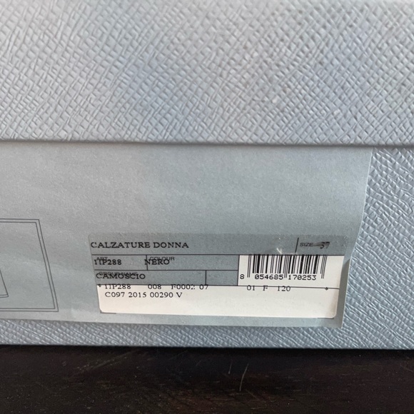 PRADA Suede Pumps - black 37 worn twice - Picture 3 of 6